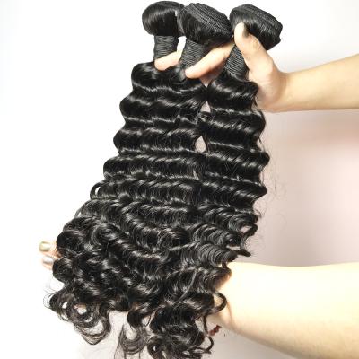 China Cheapest Factory Price Deep Wave Silky Deep Wave Indian Virgin Hair for sale