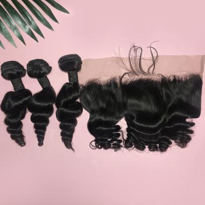 China Loose Wave All Virgin Hair Boutique Cuticle Aligned Processed Virgin Hair Free Samples Loose Wave Virgin Hair for sale