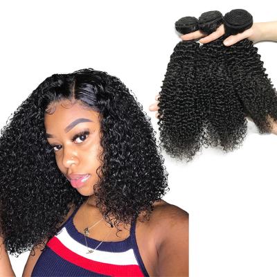 China 12a 100% Straight Raw Brazilian Hair Curly Bundles Mink Cuticle Aligned Virgin Hair Weave Extension Vendors for sale