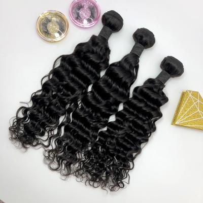 China Raw Indian Water Wave Hair Straight From India Unprocessed Cuticle Aligned Water Wave Hair Weave for sale