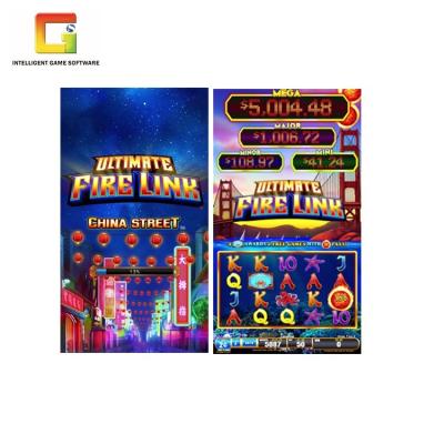 China Newest Fire Control Metal+acrylic+wood Touch Screen Video Slot Game Machine Skill Game Machine Vertical Ultimate Link Jackpot for sale