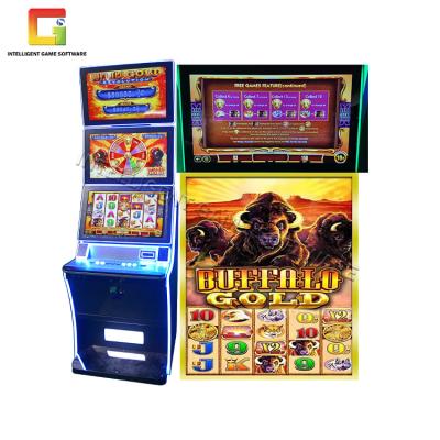 China Metal Slot Machine For Buffalo Gold Software 27 Inch 3 Touch Screen Top Table Home Top Slot Machine for sale