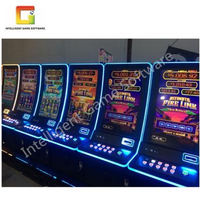 China Metal+acrylic+wood slot machine good sales jackpot playing game 32 inch display screen slot game machine for sale