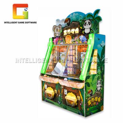 China Metal+acrylic+wood ticket redemption game machines gold coin coin pusher wrapping machine for sale for sale