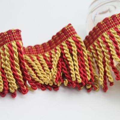 China Wholesale Custom New Curtain Cotton Ribbon Trim Ingot Fringe For Curtain for sale