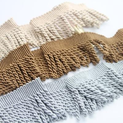 China Curtain Bullion Fringe Wholesale Gold Metallic Twisted Tassel Trim For Cushions, Clothes for sale