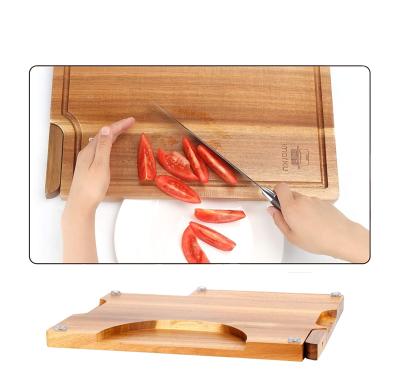 China 2021 Chopper Set Cutting Board Household Kitchen Items Disposable Bamboo Chopping Plates Round Packing Kitche One Piece Package for sale