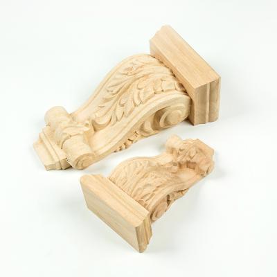 China Contemporary Carved Classic Wooden Brace Solid Wood Carving Braces For Furniture for sale