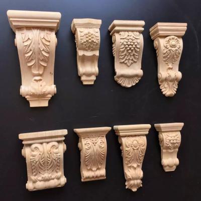 China Contemporary Decorative Wood Carved Decorative Carved Braces Column Stigma Brace for sale