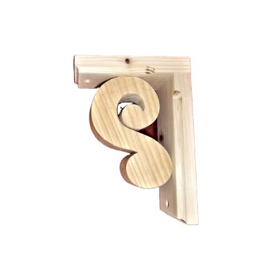 China Modern High Quality Customizable Designed Wood Decorative Millwork Wooden Brace Bracket for sale