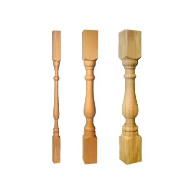 China Direct selling contemporary professional production solid wood staircase baluster antique wood baluster for sale