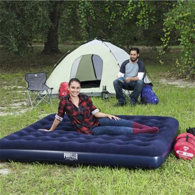 China Classic Foldable Extra Wide Collapsing Slim Folding Camping Air Bed Self Inflatable Mattress Large Touring Use for sale