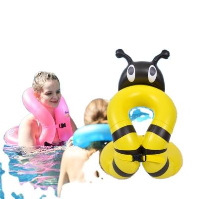 China Early Yellow Cartoon Parent-Child Game Parent-child Game Water Inground Pool Inground Color Swim Beach Floating Ring Inflatable Ring Swimming Pool Floating Ring for sale