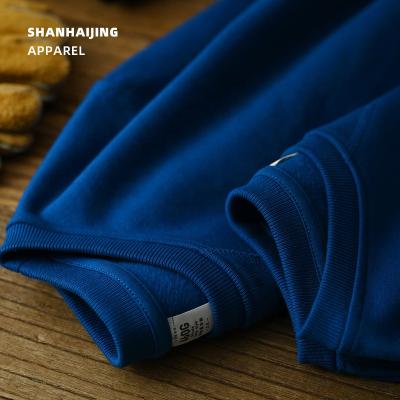 China Blank Sweatshirts 460g Fleece Hoody Fleece Anti-pilling Sweatshirt Hoodies Jacket Wholesale High Quality Custom Oversized Sweatshirt Long Sleeves for sale