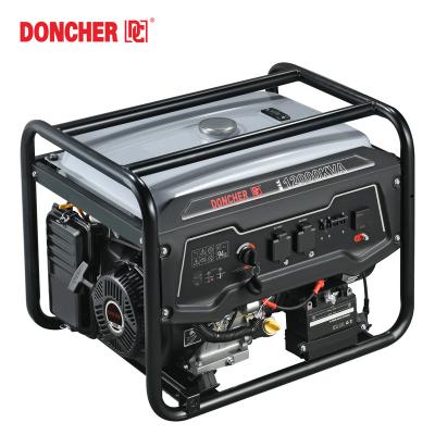 China Small generator provide electric power for home use DONCHER China 10KW Portable Electric Single Phase 220V Gasoline Generator For Home Silent Price for sale