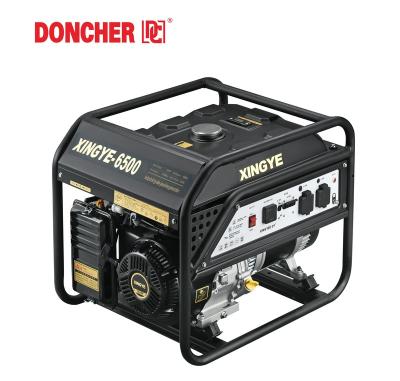 China Small generator provide electric power for home use Gasoline Generator 6500 Chinese Portable 5kw 5.5Kva 220V 380V Equal Power OEM Electric Portable Generator Price List for sale