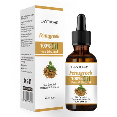 China Fenugreek Seed Oil Lanthome Essential Oil 100% Pure Natural Bulk Extract Anti Aging Price for sale