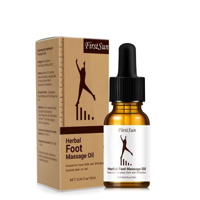 China 2020 Healthy New Arrival Herbal Foot Massage Oil Promote Bone Growth Height Increasing Foot Massage Oil for sale