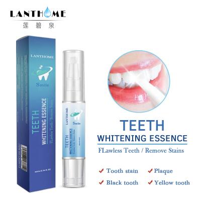 China Lanthome Dental Bleaching Organic Teeth Whitening Pen Teeth Effective Remove Stains Plaque Essence Cleaning Essence for sale