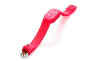 中国 学生のシリコーンのバンド USB のフラッシュ ドライブ 2GB - LED ライトとの 16GB 販売のため