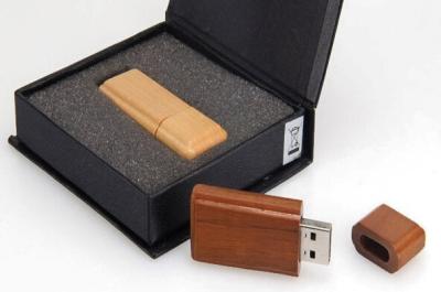 China Large Capacity Wooden USB Thumb Drive 2.0 Version Rectangle for sale