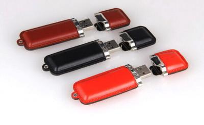 China OEM Colorful Leather USB 2.0 Flash Disk , High Speed USB 2.0 Sticks 8GB for sale