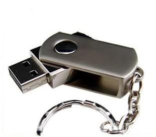 China Fat Swivel Metal USB Flash Drives With Real and Full Memory Capacity for sale