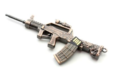 China Cinnamon Rifle Metal USB Flash Drives / Special Gift usb people memory stick for sale