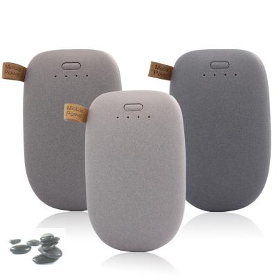 China Phone 6000mah Portable Power Bank External Battery for mobile devices , Stone shape for sale