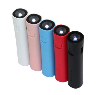 China Emergency Flashlight power bank external battery 2200mah for ipad for sale