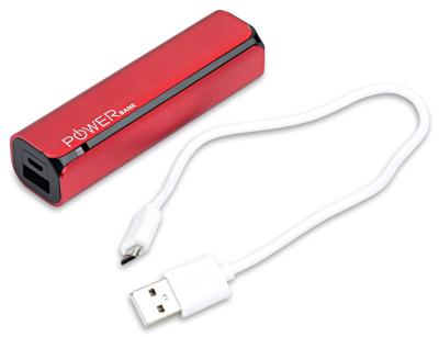 China Red 4000mah Portable Charger power bank  External Battery for mobile phone / laptop for sale