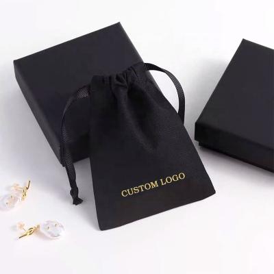 China Best Selling High Quality Cotton Comfortable Soft Customizable Gift Package Dustproof Logo Jewelry Packaging Bag for sale