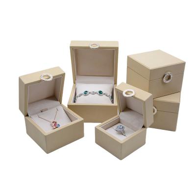 China High Quality Dustproof Durable PU Material Jewelry Box Set Exquisite Jewelry Gift Box for sale