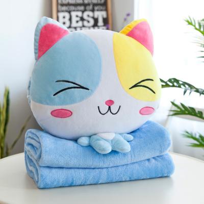 China 2021 Gift New Arrivals Hand Warmer Plush Sublimation Tile Blanket Set 3 in 1 for sale