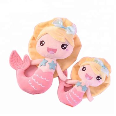 China Wholesale Decoration Design Aquarium Gift 2021 New Soft Stuffed Girls Doll Plush Cute Mermaid Toy Keychain for sale