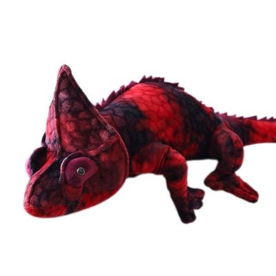 China Animal Color Customized Soft Plush Toy Chameleon Plush For Kids Stuffed Simulation Plush Toys 70CM for sale