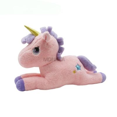 China Custom Big Eyes Plush Toy Pink Plush Unicorn Toys Wholesale Unicorn Plush Toy For Baby for sale