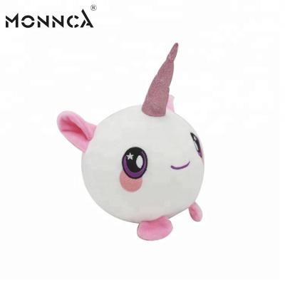 China Hot Sales Plush Slow Rebound Toy Ball Toys For Kids Cheap Promotion Unicorn Squish Ball Toys for sale