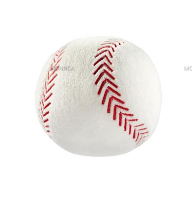 China Baseball Toy Soft Ball Plush Toys Team Souvenir Custom Soccer Plush Soft Toy School Sports for sale