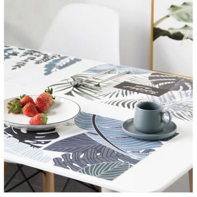 China Latest Sustainable Luxury Durable PVC Printed Place Mat for sale