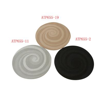 China Vinyl Pvc Round Sustainable Place Mat for sale