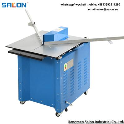 China Ps/wooden/MDF frames cutting JS 203B mobile table picture frame cutting machine for sale