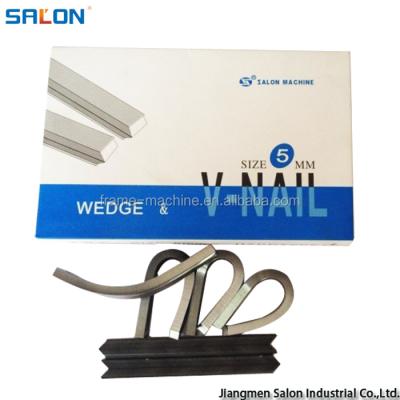 China Steel 5mm V Nails Hardware For Joint Picture Photo Frame Machine for sale