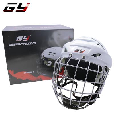 China Safety Protection Factory OEM Branded Ice Hockey Equipment Hockey Cage Ice Hockey Combo Helmet for sale