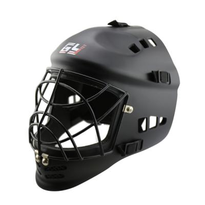 China ABS+EVA+A3 Junior Floorball Helmet Street Hockey Steel Feild Hockey Helmet Protector for sale