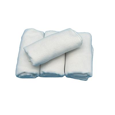 China Strong Water And Oil Absorbency Factory Wholesale White Towel Cotton Drop Cloth For Cleaning Wiping Rags for sale