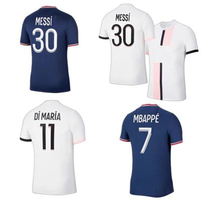 China High Quality Messi Jersey Custom Soccer Jersey Football Uniform Sets 2021/2022 Football Jersey for sale