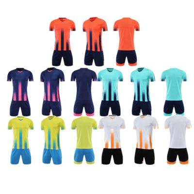 China Professional Custom Logo Soccer Team Uniform Football Kits Man Sets Stocks for sale