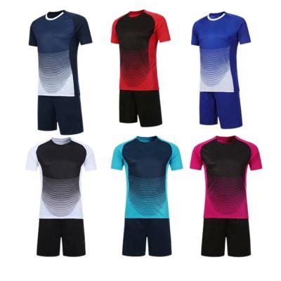 China Sets Cheap Sublimated Football Club Custom Soccer Shirt Uniform Set Mens Customized Soccer Jersey for sale