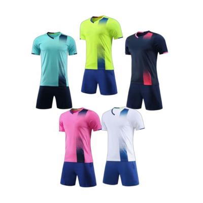 China Cheap Sets Mens Soccer Football Team Jersey Uniforms Football Kids Jersey Shorts Set for sale